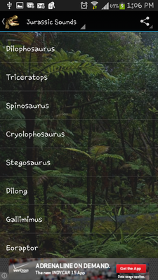 Emulate Android APK Jurassic Dinosaur Sounds