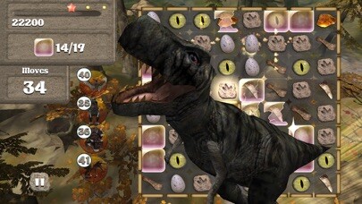 Emulate iPhone app Jurassic Free Fall - Match 3 using MyAndroid Emulate iPhone app Jurassic Free Fall - Match 3 using MyAndroid