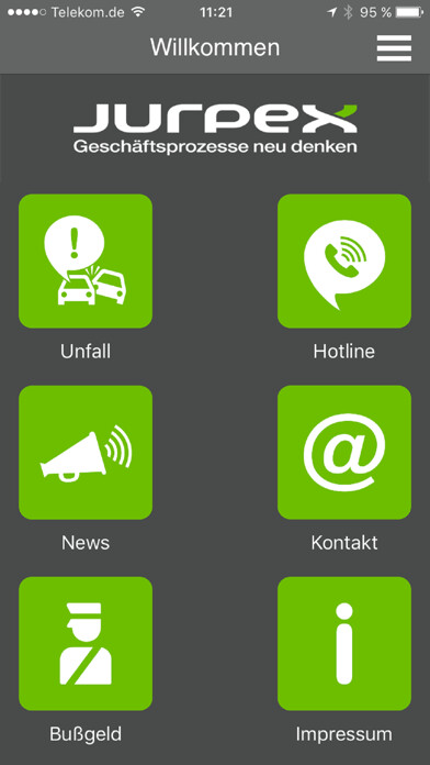 Emulate iPhone app Jurpex Unfallschadenabwicklung using MyAndroid Emulate iPhone app Jurpex Unfallschadenabwicklung using MyAndroid