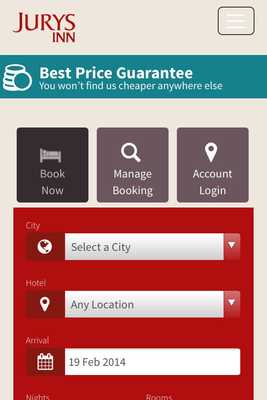 Emulate Android APK Jurys Inn
