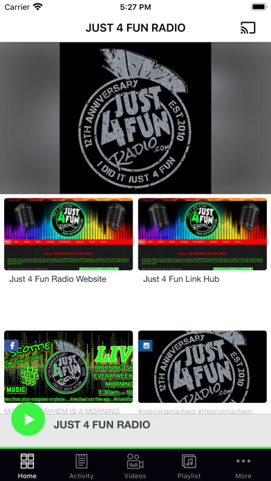 Emulate iPhone app JUST 4 FUN RADIO using MyAndroid Emulate iPhone app JUST 4 FUN RADIO using MyAndroid