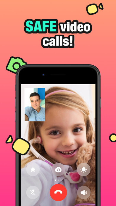 Emulate iPhone app JusTalk Kids - Safe Messenger using MyAndroid