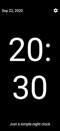 Run android online APK Just a simple night clock from MyAndroid or emulate Just a simple night clock using MyAndroid