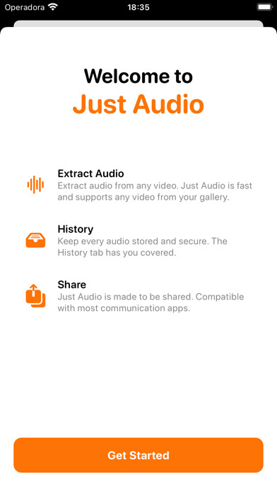 Emulate iPhone app Just Audio: Extract from Video using MyAndroid