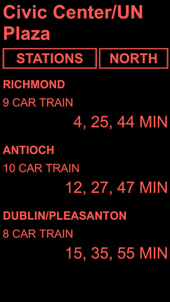 Run android online APK justBART - Just the BART schedule you want from MyAndroid or emulate justBART - Just the BART schedule you want using MyAndroid