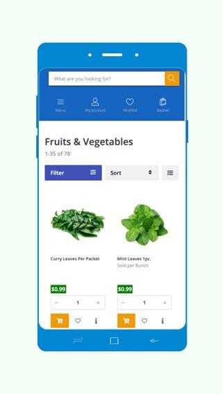 Run android online APK JustBasket from MyAndroid or emulate JustBasket using MyAndroid