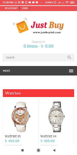 Run android online APK Justbuybd from MyAndroid or emulate Justbuybd using MyAndroid