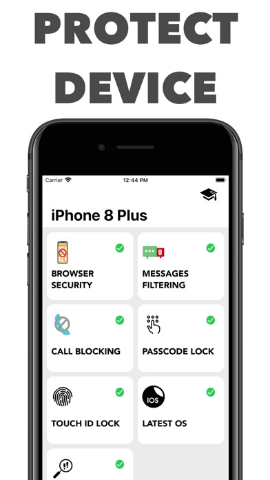 Emulate iPhone app Just Content Mobile Security using MyAndroid