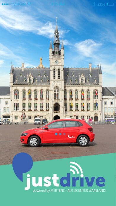 Emulate iPhone app JustDrive car sharing using MyAndroid