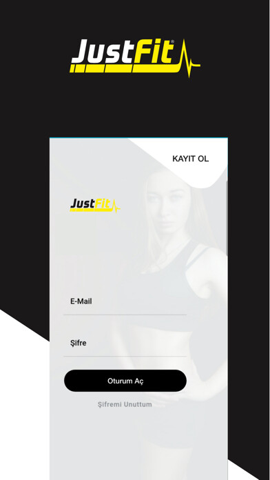 Emulate iPhone app JustFit Sport Center using MyAndroid