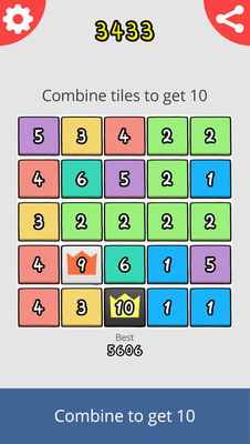 Emulate Android APK Just Get 10 - Hard Puzzle Game