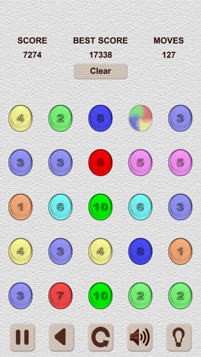 Emulate iPhone app Just Get 10 with Super Ball using MyAndroid