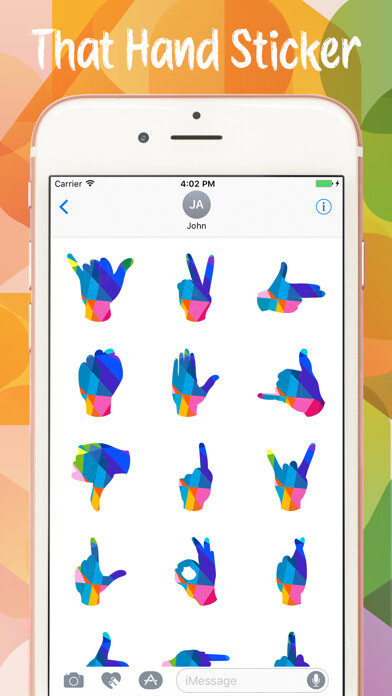 Emulate iPhone app Just Hand Stickers using MyAndroid Emulate iPhone app Just Hand Stickers using MyAndroid