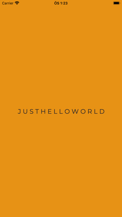 Emulate iPhone app JustHelloWorld using MyAndroid Emulate iPhone app JustHelloWorld using MyAndroid