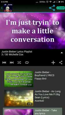 Emulate Android APK Justin Bieber All Songs