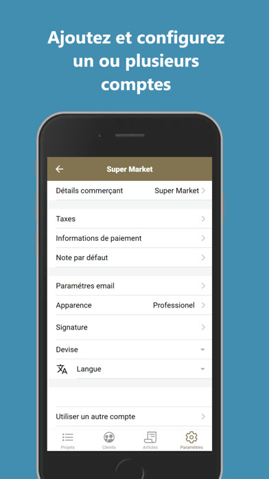 Emulate iPhone app Just Invoice using MyAndroid