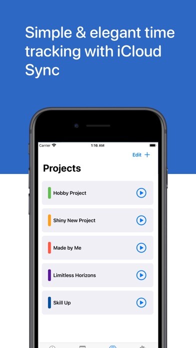 Emulate iPhone app Just Log - Time Tracker using MyAndroid Emulate iPhone app Just Log - Time Tracker using MyAndroid