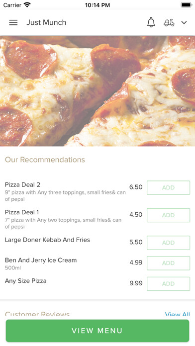 Emulate iPhone app Just Munch Brownhills using MyAndroid Emulate iPhone app Just Munch Brownhills using MyAndroid