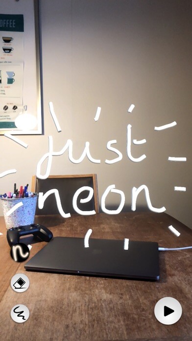 Emulate iPhone app Just neon using MyAndroid