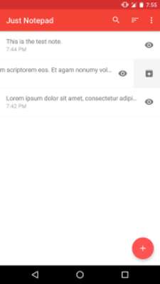 Emulate Android APK JustNotepad FreeNoAds