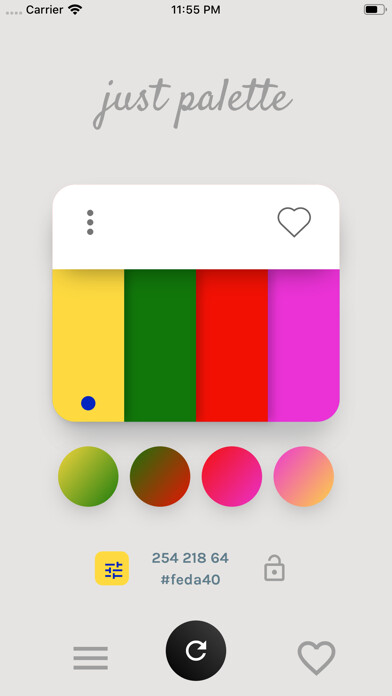 Emulate iPhone app Just Palette using MyAndroid Emulate iPhone app Just Palette using MyAndroid