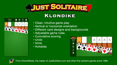 Emulate iPhone app Just Solitaire: Klondike using MyAndroid