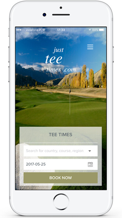 Emulate iPhone app Just Tee Times using MyAndroid