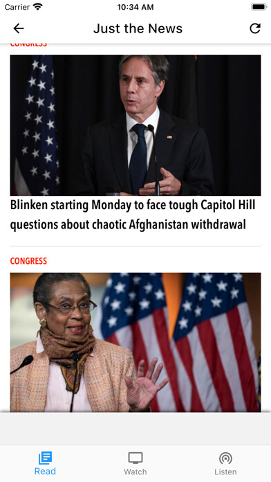 Emulate iPhone app Just the News App using MyAndroid Emulate iPhone app Just the News App using MyAndroid