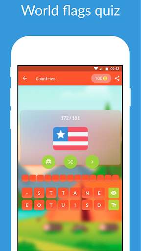 Run android online APK Just world flags quiz from MyAndroid or emulate Just world flags quiz using MyAndroid