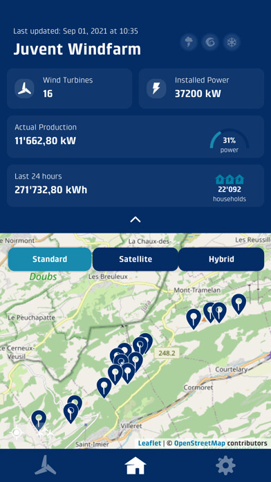 Emulate iPhone app Juvent - Wind farm using MyAndroid Emulate iPhone app Juvent - Wind farm using MyAndroid