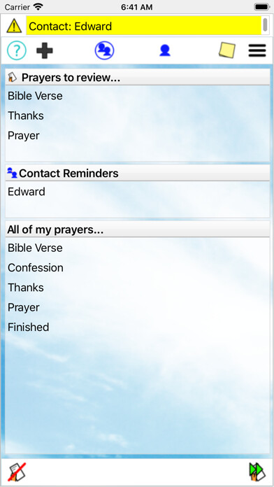 Emulate iPhone app JXCirrus Prayer using MyAndroid