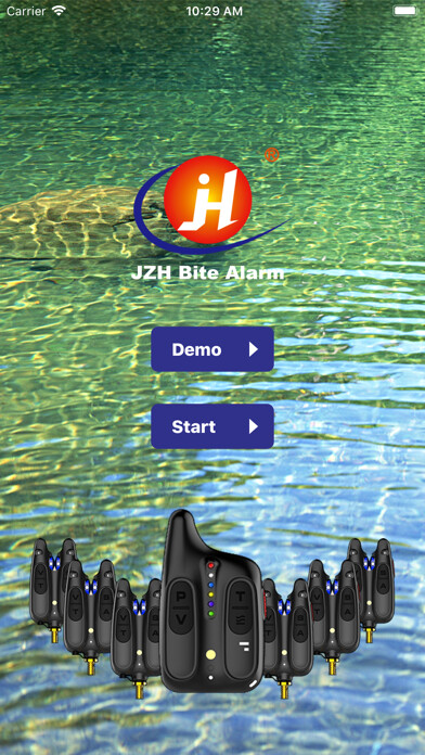 Emulate iPhone app JZH Bite Alarm using MyAndroid Emulate iPhone app JZH Bite Alarm using MyAndroid