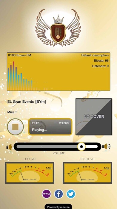 Emulate iPhone app K100 Krown FM using MyAndroid Emulate iPhone app K100 Krown FM using MyAndroid