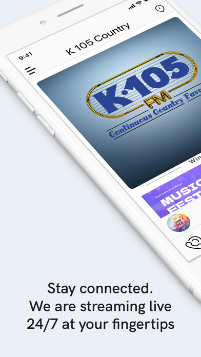 Emulate iPhone app K 105 Country using MyAndroid Emulate iPhone app K 105 Country using MyAndroid