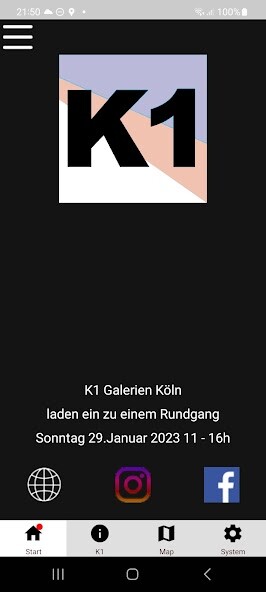 Run android online APK K1 Galleries in D-Cologne from MyAndroid or emulate K1 Galleries in D-Cologne using MyAndroid