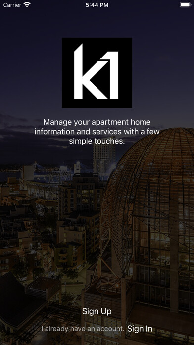 Emulate iPhone app K1 San Diego using MyAndroid