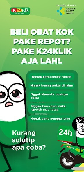 Run android online APK K24KLIK: Beli Obat, Konsultasi, Panggil Dokter from MyAndroid or emulate K24KLIK: Beli Obat, Konsultasi, Panggil Dokter using MyAndroid