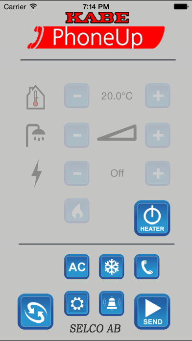 Emulate iPhone app Kabe PhoneUp V2 using MyAndroid