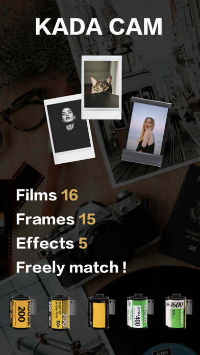 Emulate iPhone app Kada Cam - Vintage Camera using MyAndroid