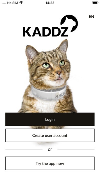 Emulate iPhone app KADDZ GPS cat collar using MyAndroid