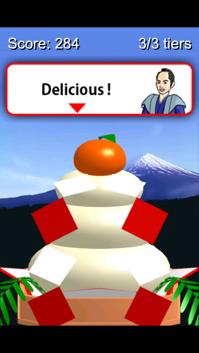 Emulate iPhone app KagamiMochi using MyAndroid