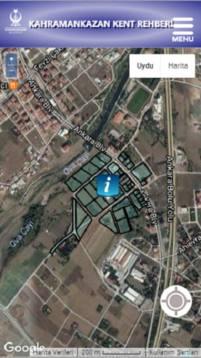 Emulate iPhone app Kahramankazan Belediyesi KRH using MyAndroid