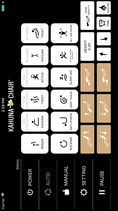 Emulate iPhone app Kahuna Chair HM-078 Hubot using MyAndroid