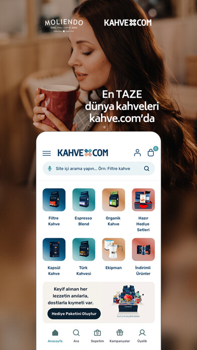 Emulate iPhone app Kahve.com using MyAndroid