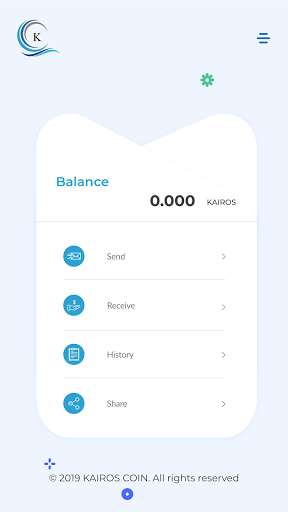Run android online APK KAIROS COIN WALLET from MyAndroid or emulate KAIROS COIN WALLET using MyAndroid