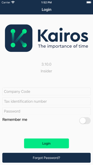 Emulate iPhone app Kairos HR using MyAndroid Emulate iPhone app Kairos HR using MyAndroid