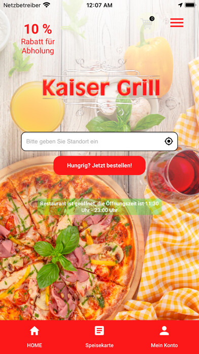 Emulate iPhone app Kaiser Grill Düren using MyAndroid Emulate iPhone app Kaiser Grill Düren using MyAndroid