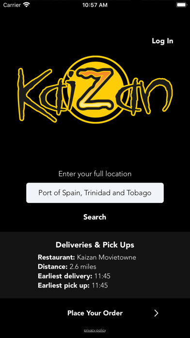 Emulate iPhone app Kaizan Sushi using MyAndroid Emulate iPhone app Kaizan Sushi using MyAndroid