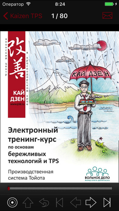 Emulate iPhone app Kaizen TPS using MyAndroid