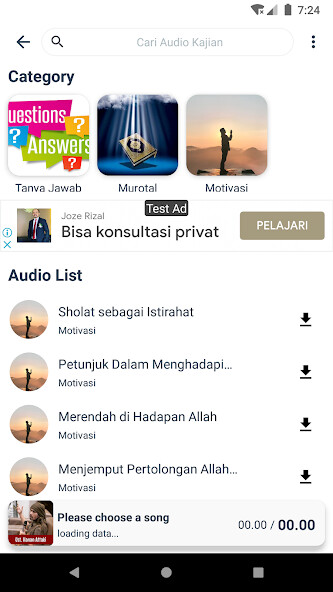 Run android online APK Kajian Ustadz Hanan Attaki from MyAndroid or emulate Kajian Ustadz Hanan Attaki using MyAndroid